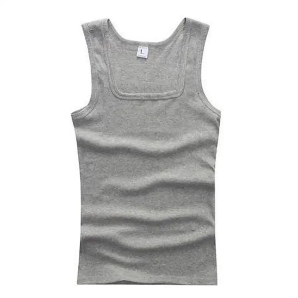 Summer Tank Top – Cotton, Sleeveless, Elastic Fitness Vest