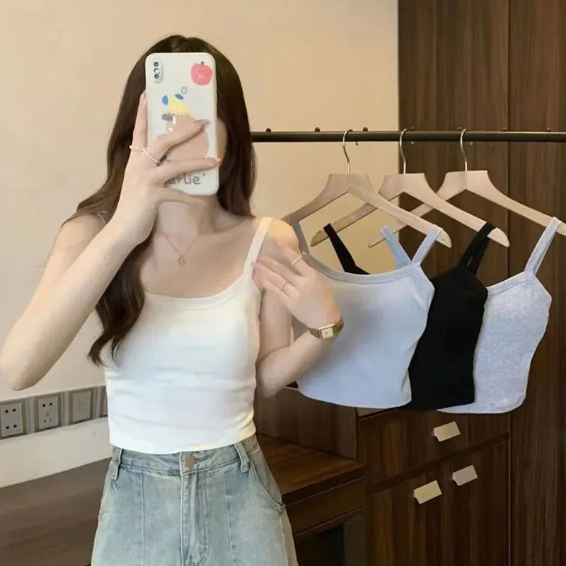 Crop Top – Sleeveless, Sexy Basic Vest, Hot Lingerie Style
