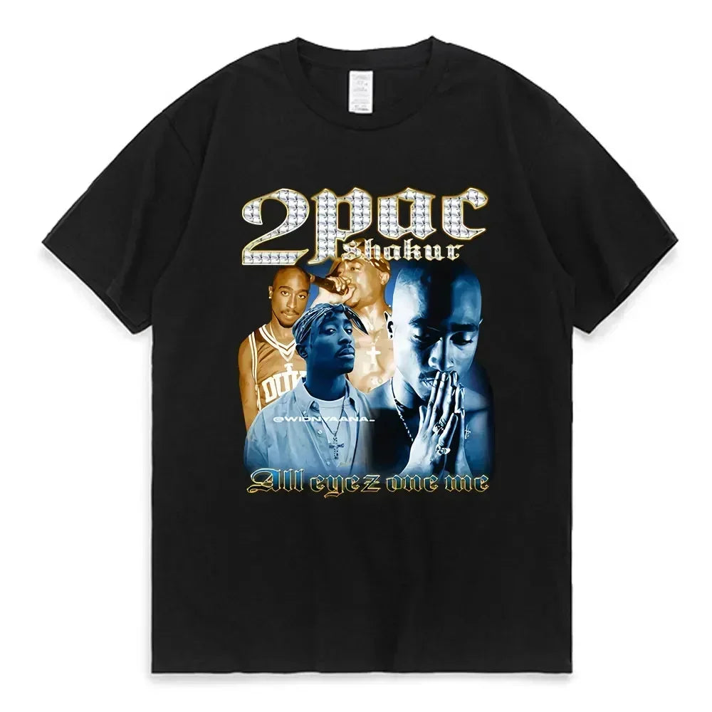 Tupac Rapper Graphic Oversized T-Shirt