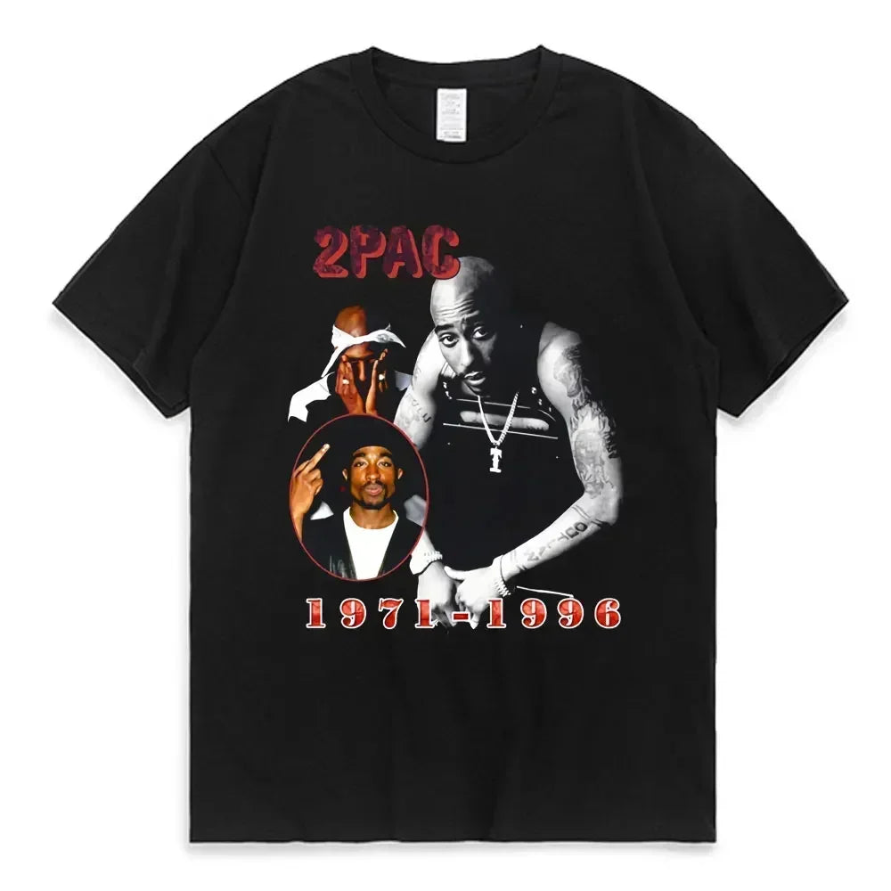 Tupac Rapper Graphic Oversized T-Shirt
