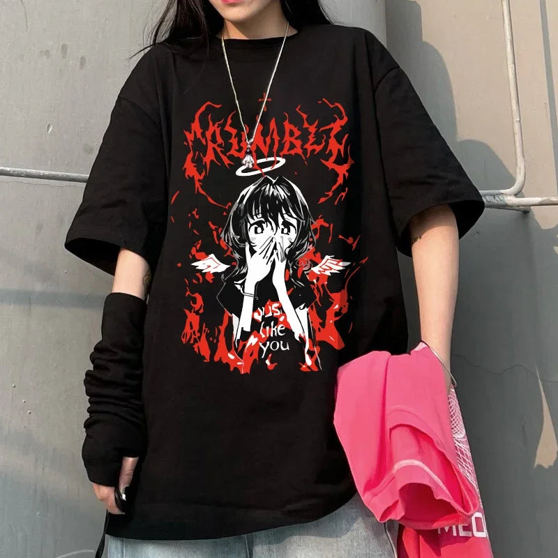 Harajuku Gothic Punk T-Shirt