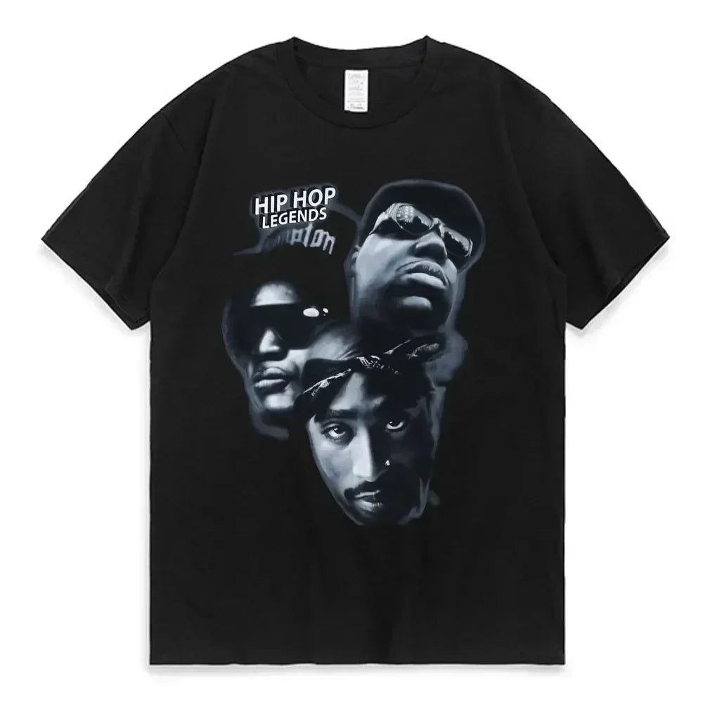 Tupac Rapper Graphic Oversized T-Shirt