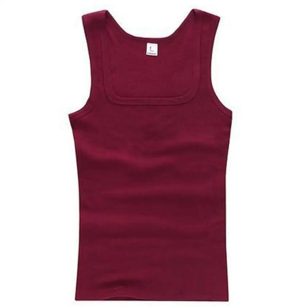 Summer Tank Top – Cotton, Sleeveless, Elastic Fitness Vest