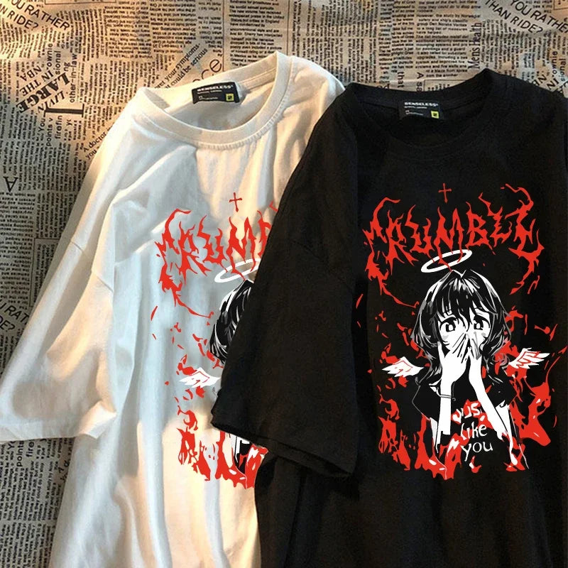 Harajuku Gothic Punk T-Shirt