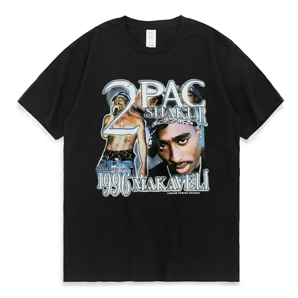 Tupac Rapper Graphic Oversized T-Shirt