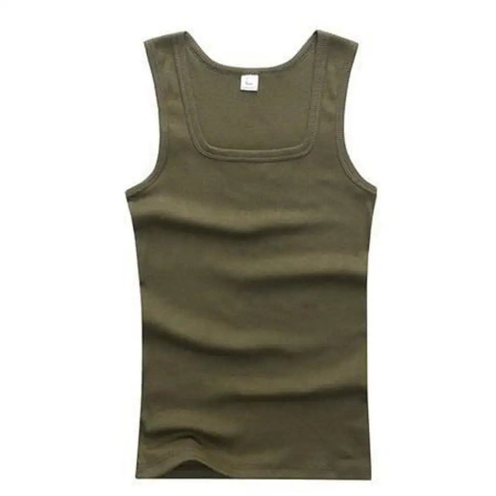 Summer Tank Top – Cotton, Sleeveless, Elastic Fitness Vest