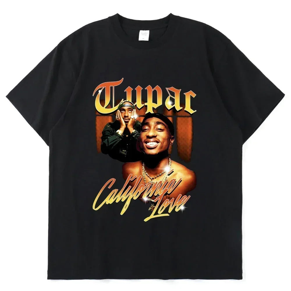 Tupac Rapper Graphic Oversized T-Shirt