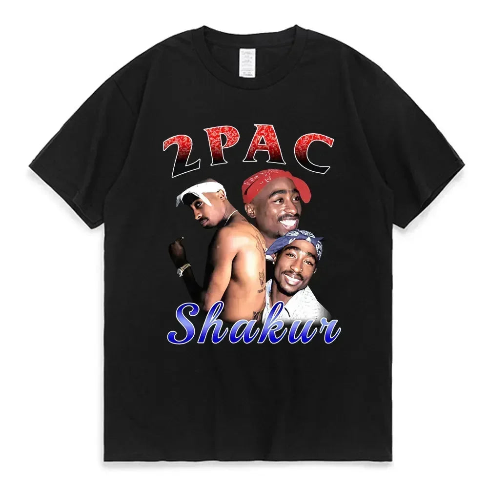 Tupac Rapper Graphic Oversized T-Shirt