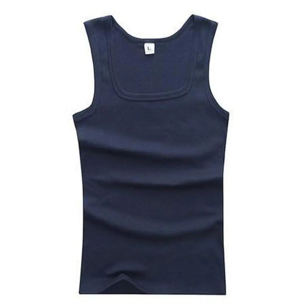 Summer Tank Top – Cotton, Sleeveless, Elastic Fitness Vest