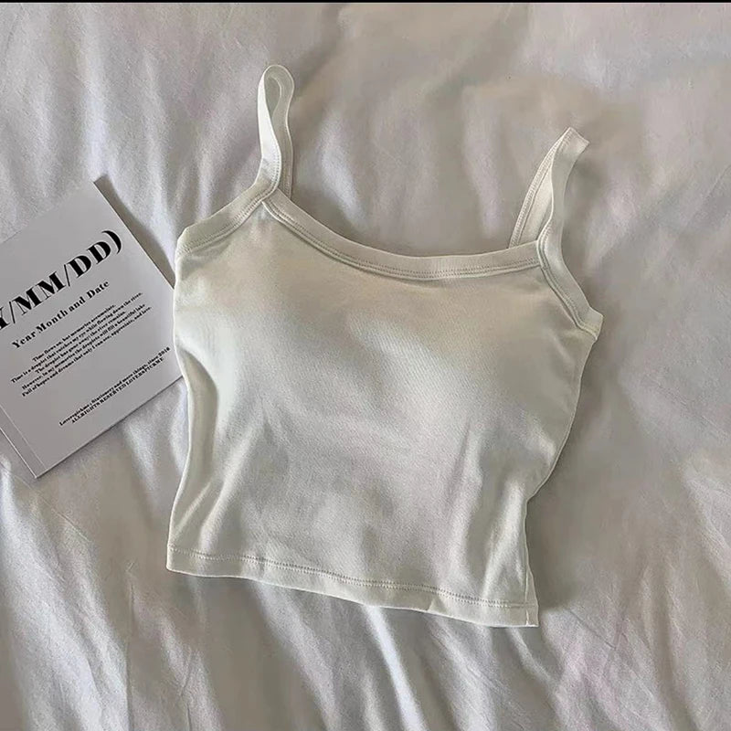 Crop Top – Sleeveless, Sexy Basic Vest, Hot Lingerie Style