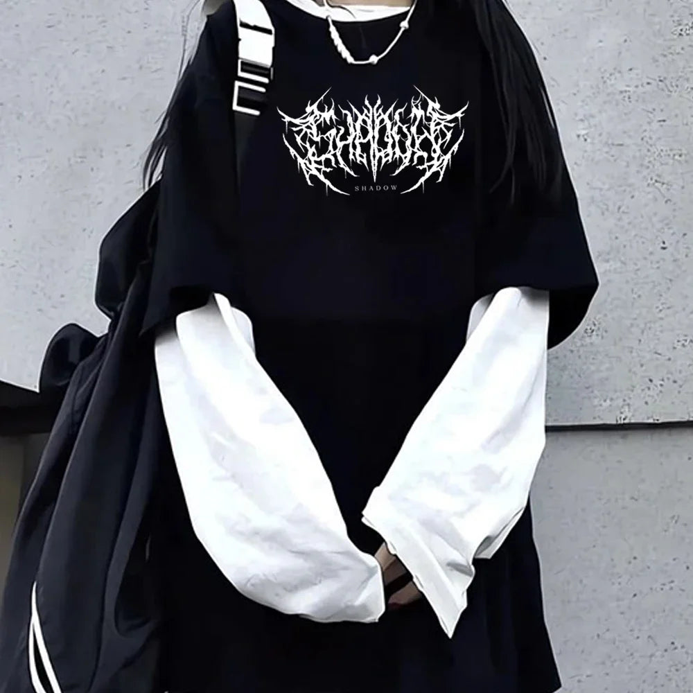 T-Shirt Y2K Harajuku Sport Thin Long Sleeve Top
