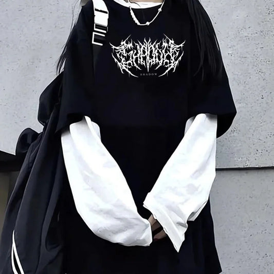 T-Shirt Y2K Harajuku Sport Thin Long Sleeve Top