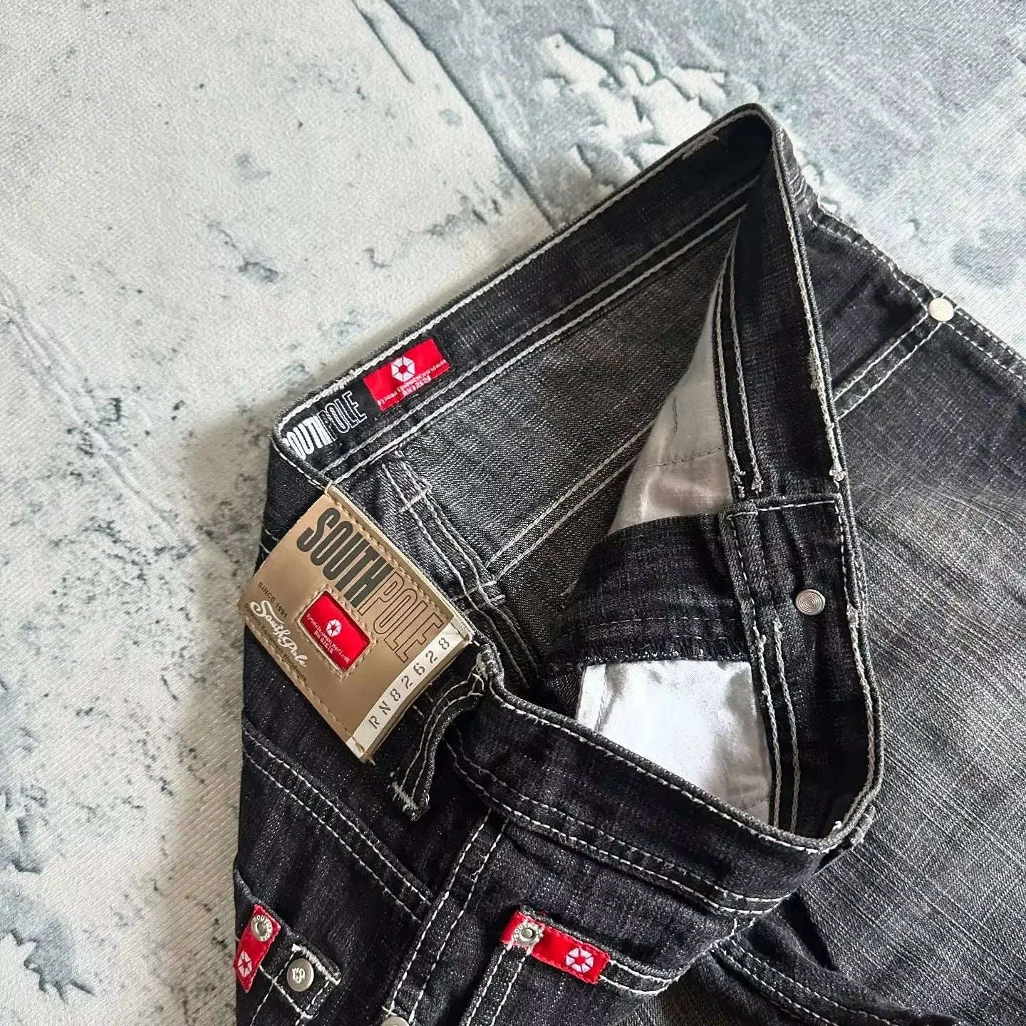 Jeans – Hip-Hop Joker, Y2K Oversized, Wide-Leg Streetwear