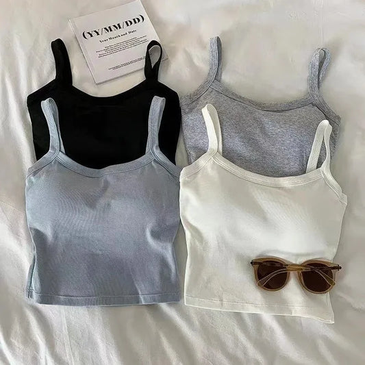 Crop Top – Sleeveless, Sexy Basic Vest, Hot Lingerie Style