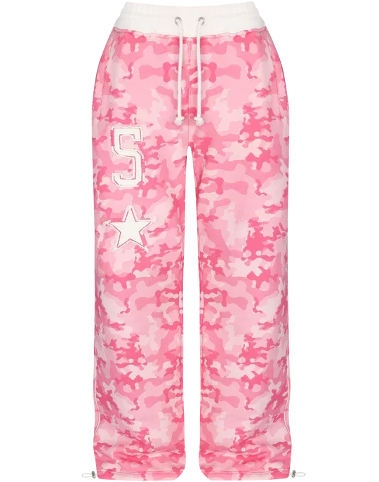 Sportswear Set – Retro Harajuku, Pink Camo, Hoodie & Pants