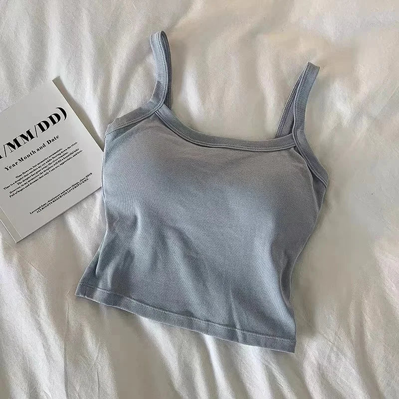 Crop Top – Sleeveless, Sexy Basic Vest, Hot Lingerie Style