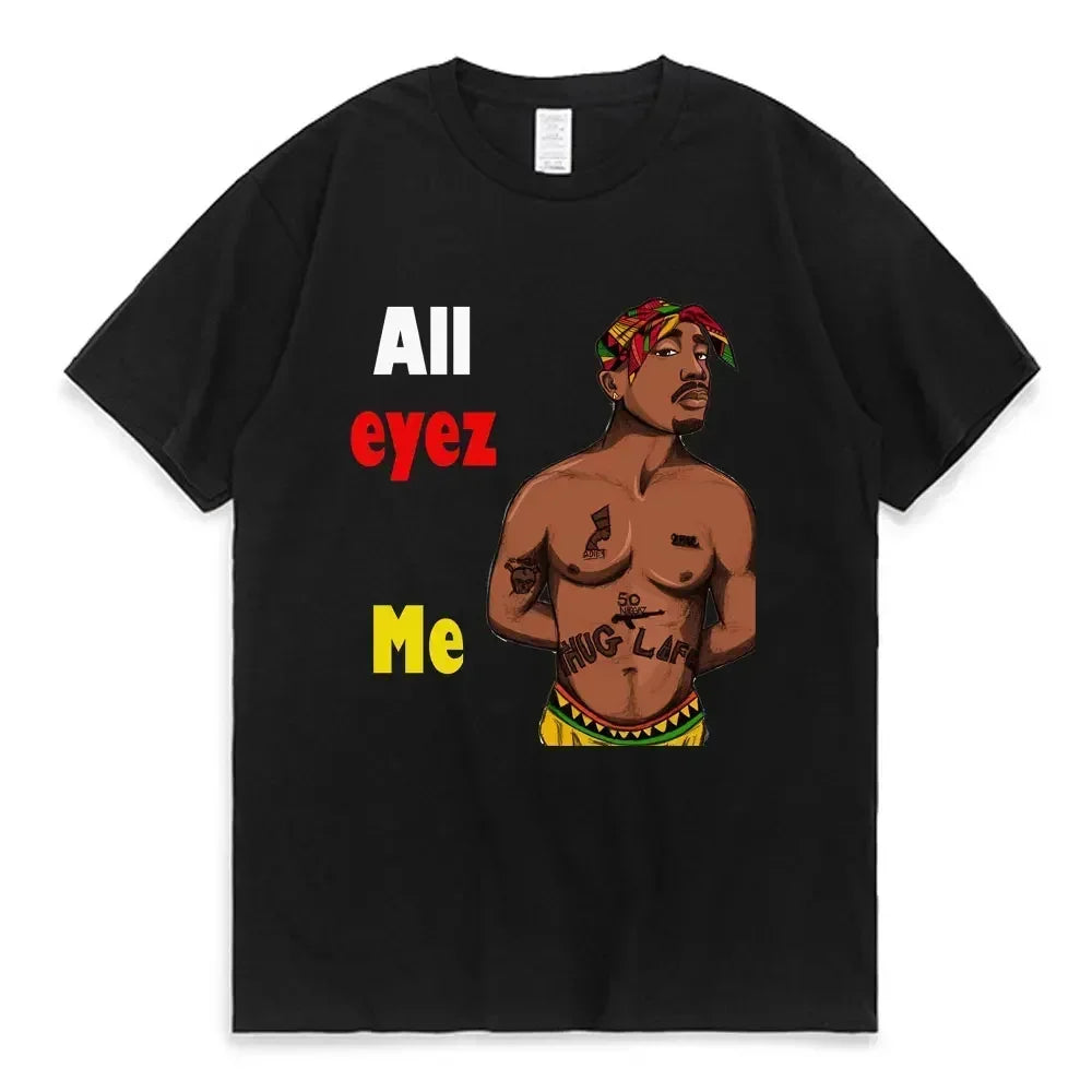 Tupac Rapper Graphic Oversized T-Shirt