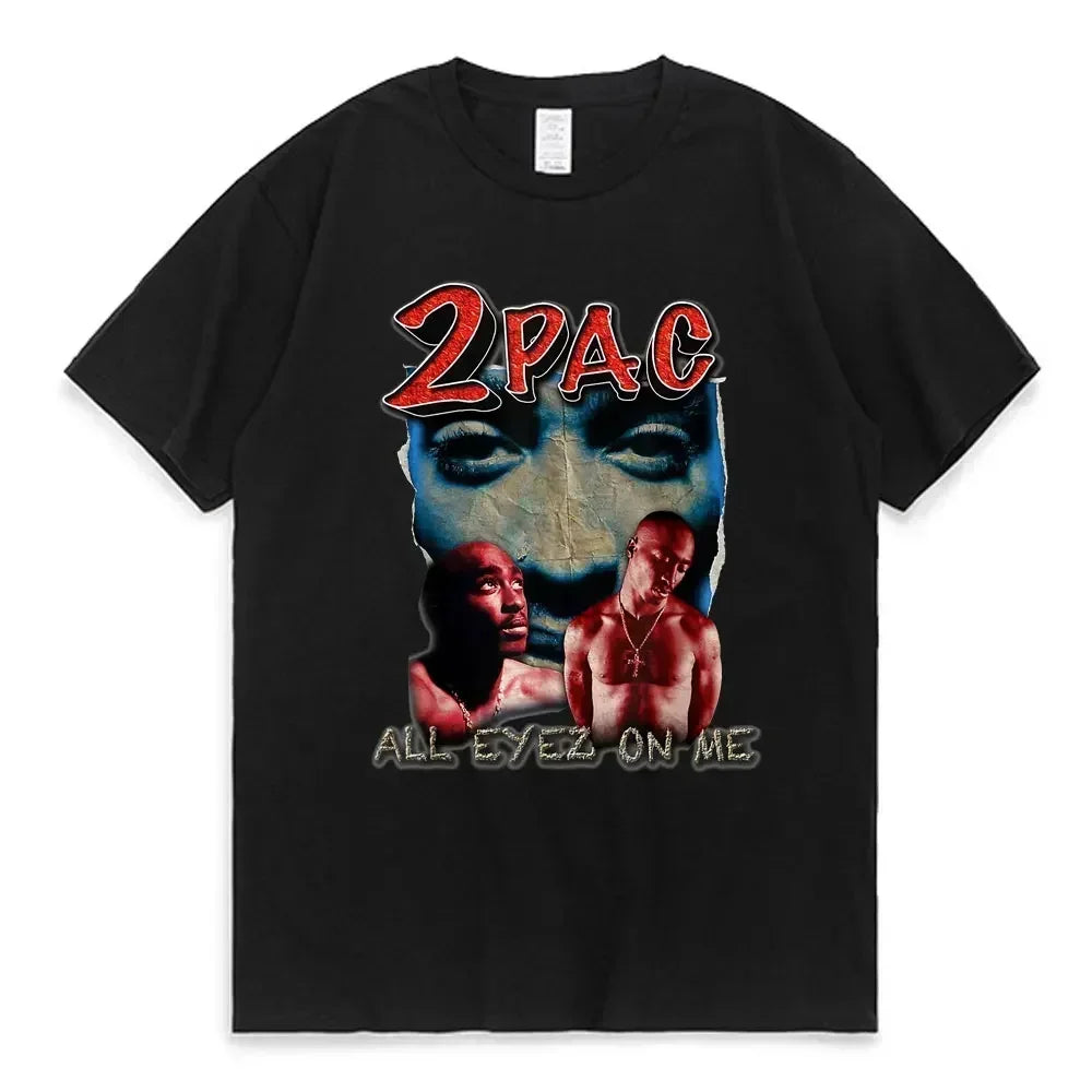 Tupac Rapper Graphic Oversized T-Shirt