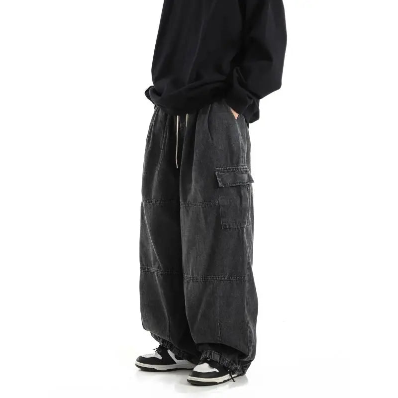 Jeans – Y2K Baggy Cargo, Wide-Leg Oversize, Vintage Streetwear