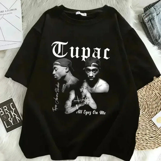 Tupac Rapper Graphic Oversized T-Shirt
