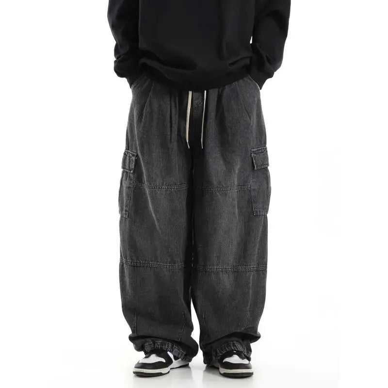 Jeans – Y2K Baggy Cargo, Wide-Leg Oversize, Vintage Streetwear