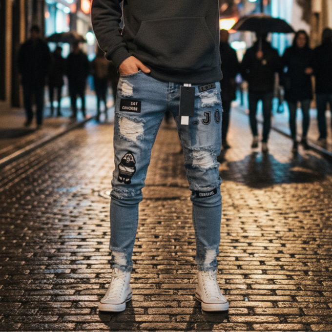 Skinny Ripped Jeans