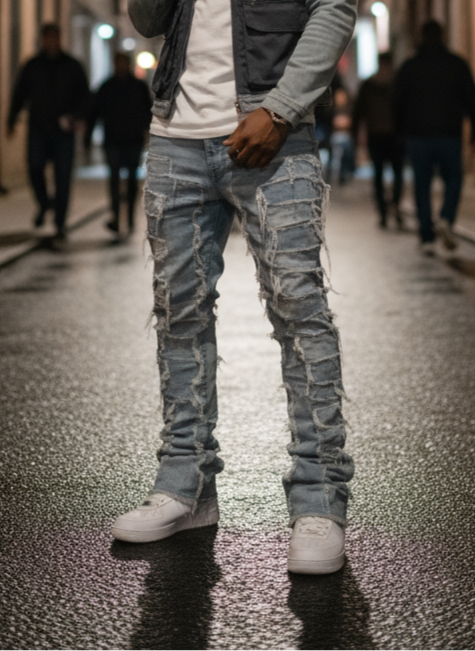 Denim Destroyed pants